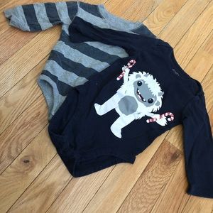 Set of 2 Long Sleeve Onesies
